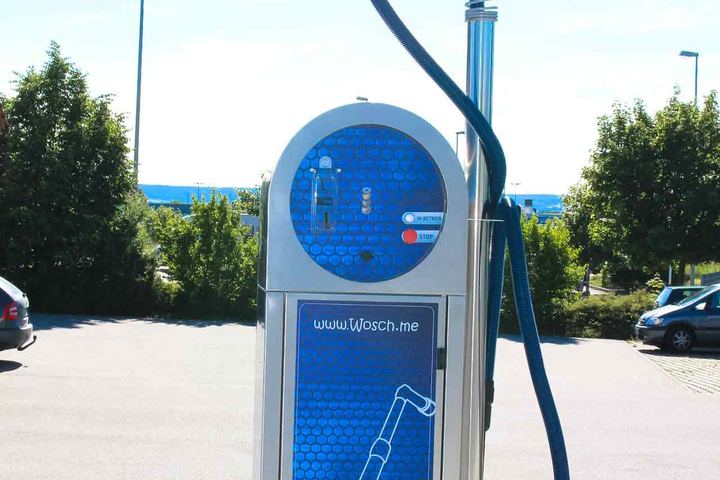 Staubsauger-Säule